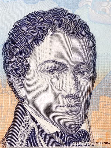 Francisco De Miranda Portrait Stock Photo - Image of money, military ...