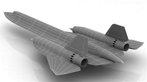 Lockheed SR-71 3D 3D model | CGTrader