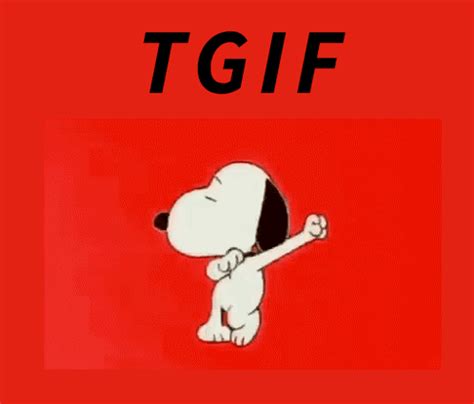 Snoopy Tgif GIF - Snoopy TGIF Friday - Discover & Share GIFs