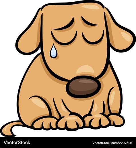 Sad Dog Pictures Cartoon - PetsWall