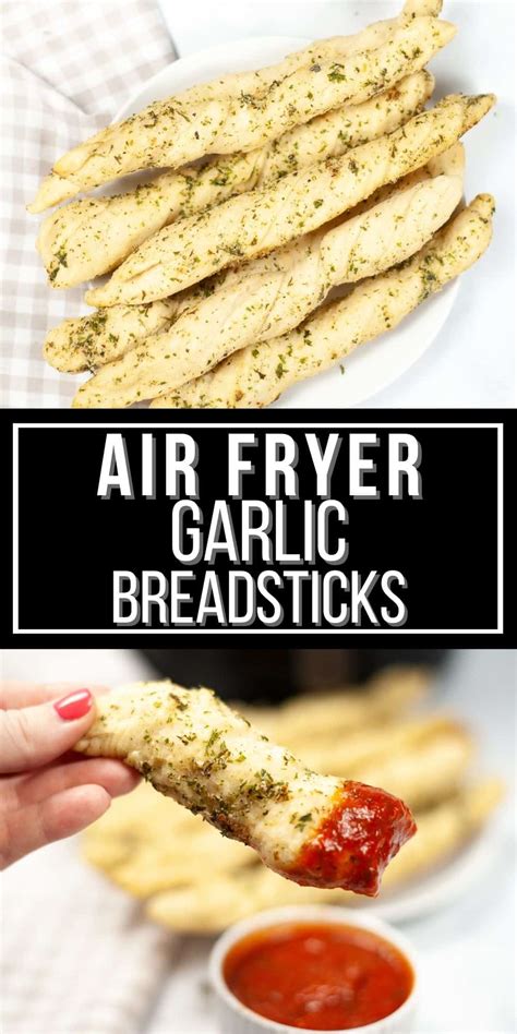 Air Fryer Garlic Breadsticks {Buttery and Crispy} | It is a Keeper