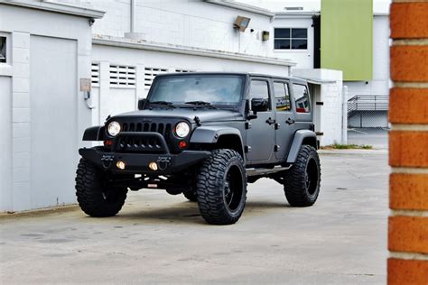 Custom Matte Black Jeep Wrangler Derick G