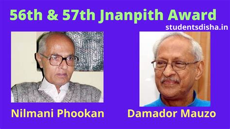 Jnanpith Award Winners List (1965-2024) » Students Disha - All ...