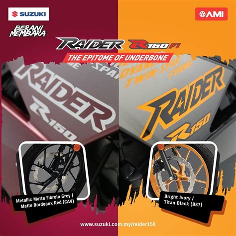 2023 Suzuki Raider R150 Fi – Arena Motosikal