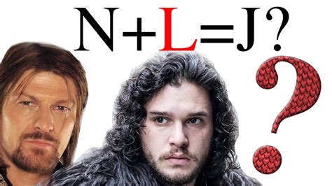 N+L=J: Who are Jon Snows REAL parents? An alternate theory - YouTube