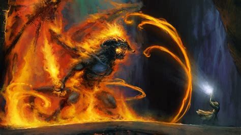 Gandalf vs Balrog Wallpapers - Top Free Gandalf vs Balrog Backgrounds ...