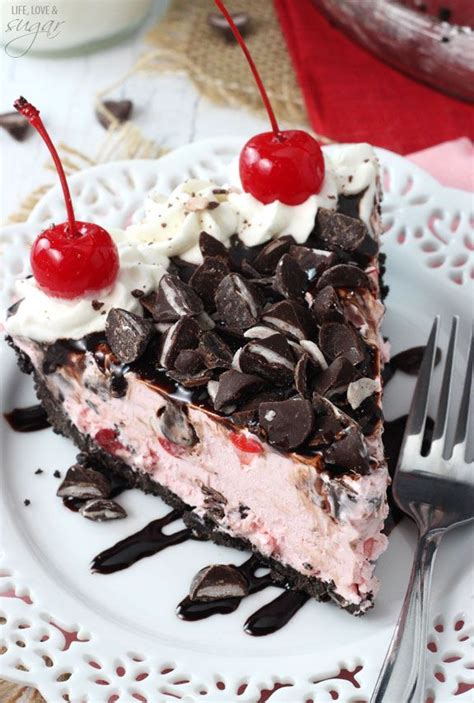 Chocolate Cherry Ice Cream Pie | The Best Homemade Cherry Pie Recipe ...