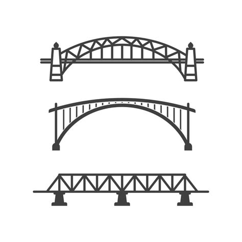 Bridge vector icon illustration 3217324 Vector Art at Vecteezy