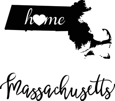 Massachusetts Outline Vector at Vectorified.com | Collection of ...