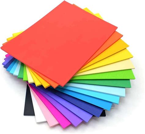 A4 Size Assorted Colored Paper Sheets | Art & Craft Paper - Kidivo