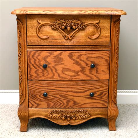 Oak Nightstand by Oakwood Interiors : EBTH