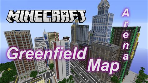 Minecraft Greenfield City Map (Download) - YouTube