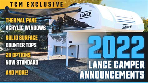 2022 Lance Camper Updates - Truck Camper Magazine