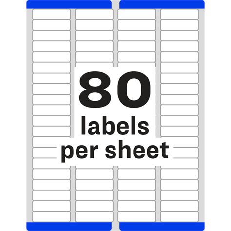 Avery White Easy Peel Address Labels; AVE 18167 - RROfficeSolutions.com