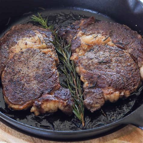 Pan Seared Ribeye Steak | Seeking Good Eats