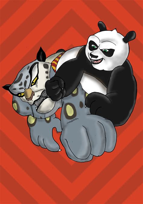 Po vs Tai Lung - Po and Master Shifu Fan Art (25667654) - Fanpop