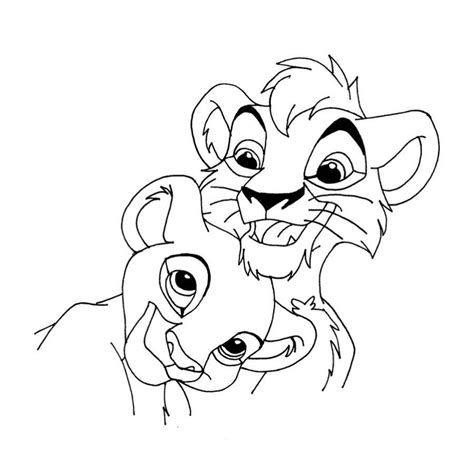 Lion King Kovu And Kiara Coloring Pages Kovu Intrepid Coloring Pages ...