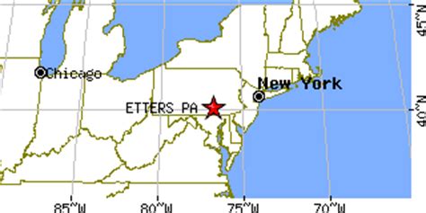 Etters, Pennsylvania (PA) ~ population data, races, housing & economy