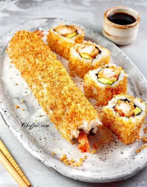 Crunchy Roll Sushi Recipe (California Roll) - Chefjar