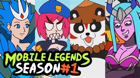 MOBILE LEGENDS: SEASON #1 COMPILATION 1-14 (CARTOON) - YouTube