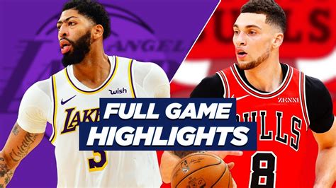 LAKERS at BULLS | FULL GAME HIGHLIGHTS | 2021 NBA HIGHLIGHTS TODAY ...