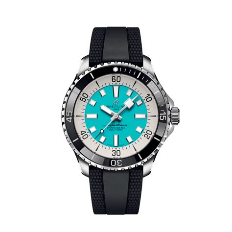 Breitling Superocean Blue Automatic 44 A17376211L2S1 for $4,290 • Black ...