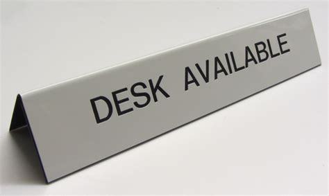 Desk Signs - Reception signs simply pop on your desk when you pop out ...