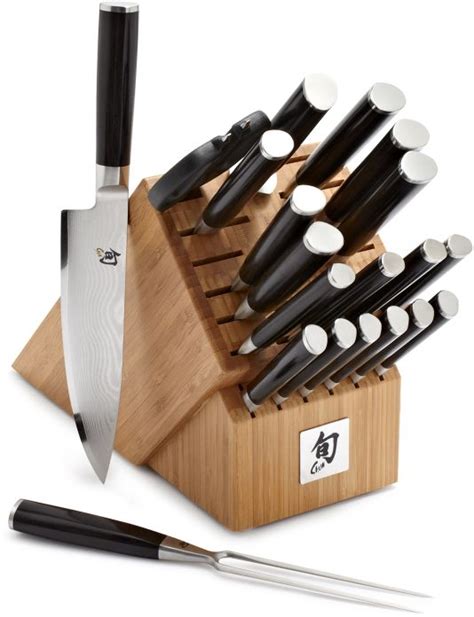 Shun Classic 21-Piece Block Set | Global knife set, Knife set kitchen ...