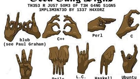 Geek Gang Signs Might Get You Shot In Compton