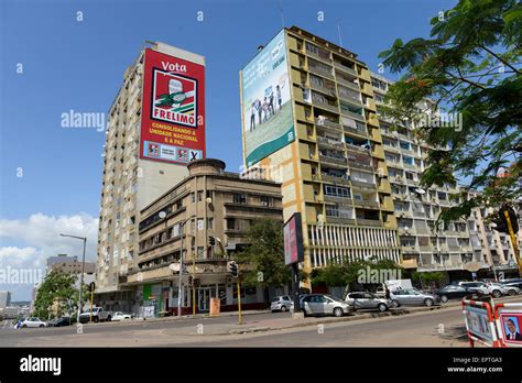 MOZAMBIQUE, Maputo, election poster for FRELIMO party , FRELIMO is ...