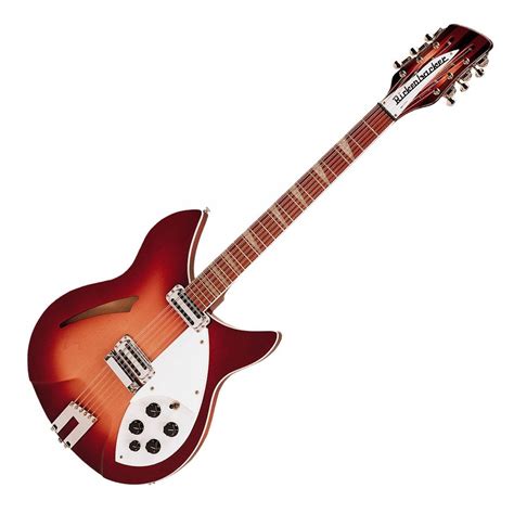 Rickenbacker 360/12 C63 12 String Guitar, Fireglo at Gear4music.ie