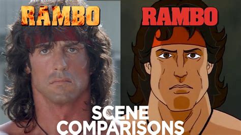 Rambo: The Force of Freedom (1986) & Rambo film series (1982-2019) Side ...