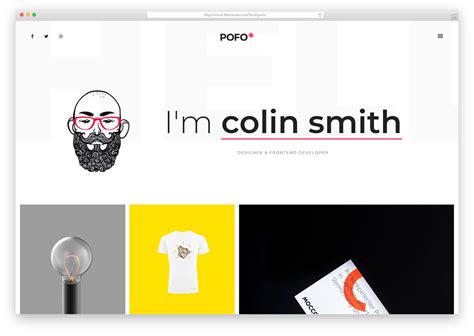 20 Best Bootstrap Portfolio Templates 2024 - Colorlib