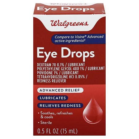 Walgreens Maximum Eye Drops | Eye drops, Walgreens, Lubricant