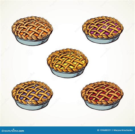 Pie. Vector Drawing | CartoonDealer.com #159688331