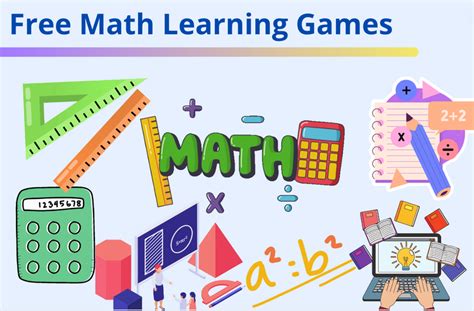 7 Free Fun Math Learning Games for Kids -Create & Learn