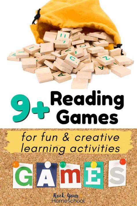 9+ Fun Reading Games for Kids for Creative Learning Activities