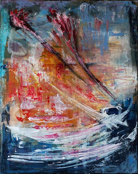 Modern Abstract Artwork. Acrylic & Oil O, Painting by Retne | Artmajeur