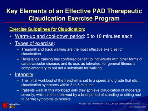 PPT - Exercise Therapy For Intermittent Claudication PowerPoint ...