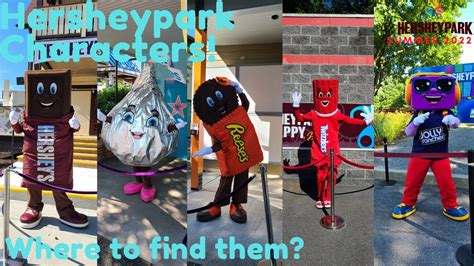 Hersheypark Characters! Where to find them? Summer 2022! - YouTube