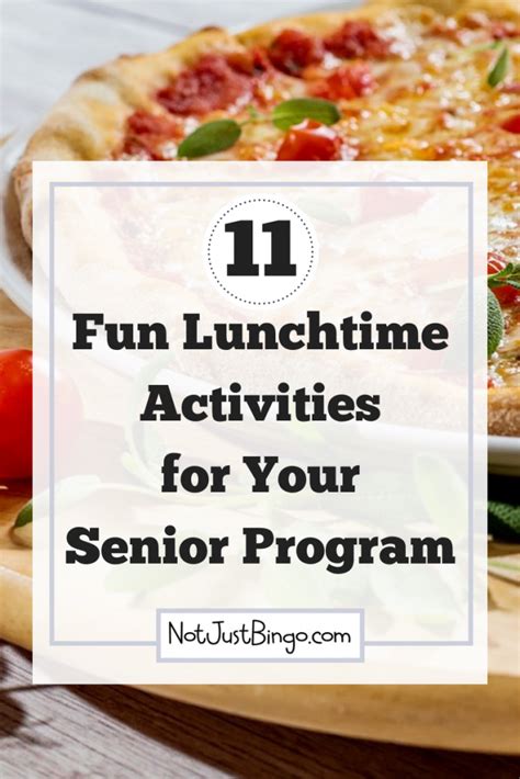 Fun Lunchtime Activities | Not Just Bingo