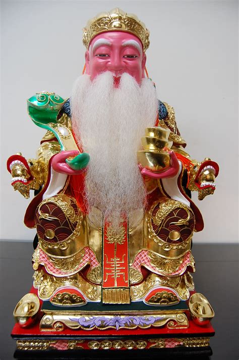 CHINESE GODS OF WEALTH: Earth God Of Wealth - Fu De Zheng Shen (福德正神)