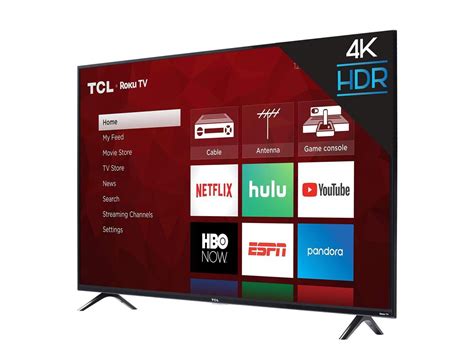 TCL 43S425 43 inch 4-Series 4K Roku Smart UHD TV - Newegg.com