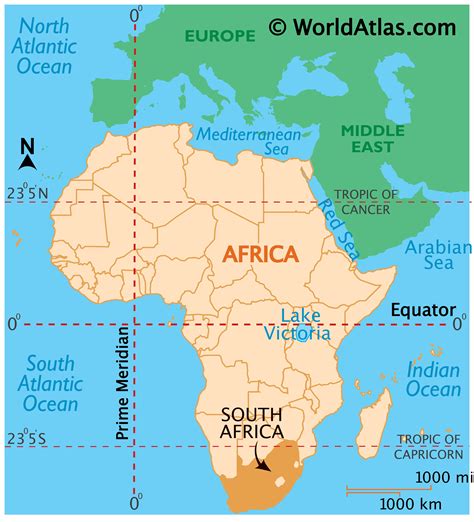 South Africa Map / Geography of South Africa / Map of South Africa ...