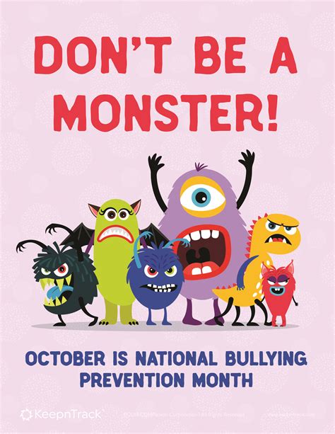 October is National Bullying Prevention Month - KeepnTrack