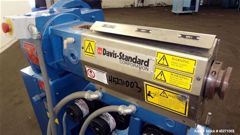 Used-Davis Standard 3/4" Single Screw Extruder