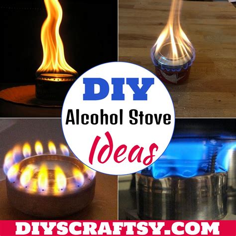 24 DIY Alcohol Stove Ideas You Can Make Easily - DIYsCraftsy