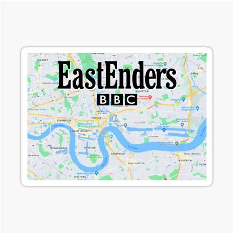 "Eastenders logo" Sticker for Sale by Phoebestorm | Redbubble