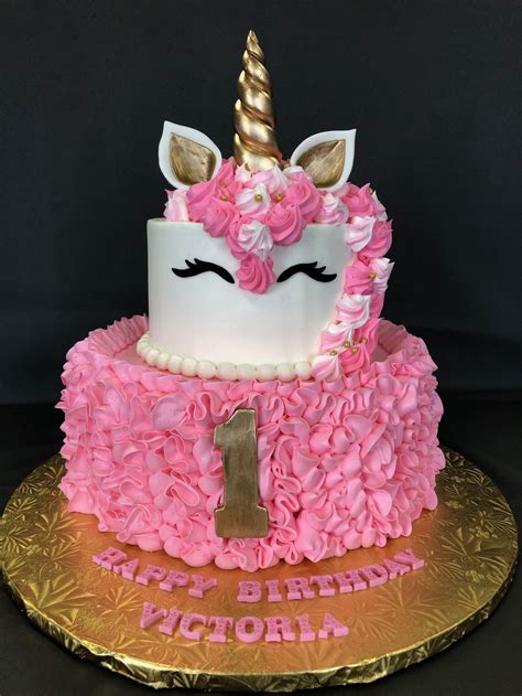 First Birthday Unicorn Cake — Skazka Desserts Bakery NJ – Custom ...