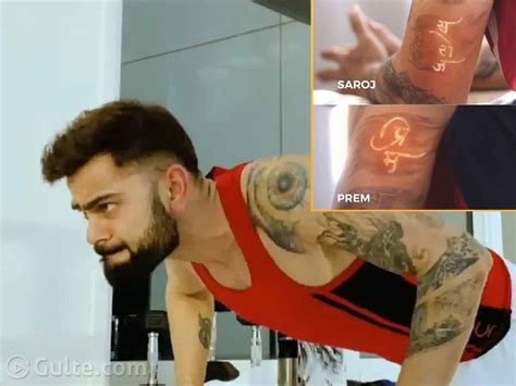 Story Behind The Tattoos Of Virat Kohli - Discussions - Andhrafriends.com